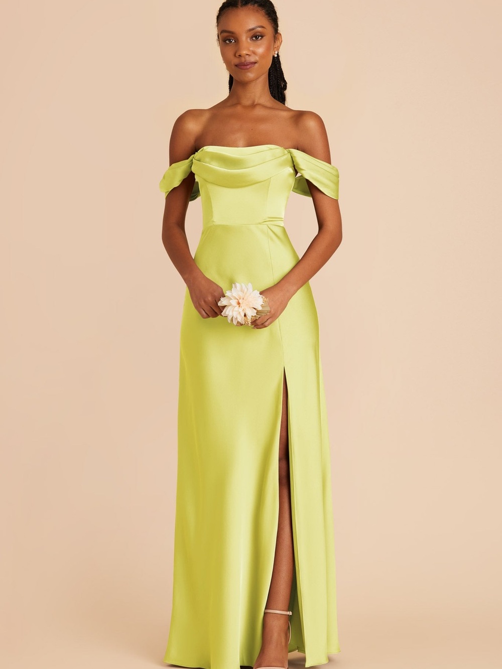 Birdy Grey Mia Dress in Chartreuse